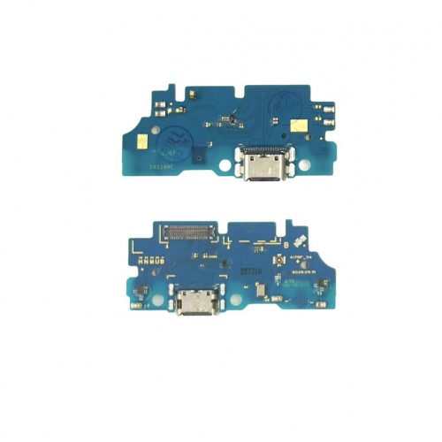 Latausliitin yhteensopiva Samsung A175 A17 4G:n kanssa flex-kaapelilla / hopea OEM