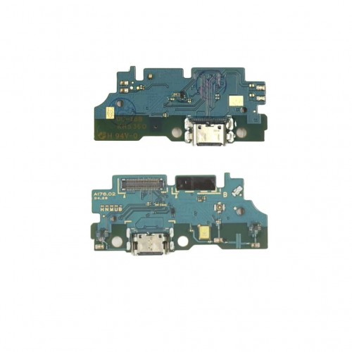 Latausliitin yhteensopiva Samsung A176 A17 5G:n kanssa flex-kaapelilla / hopea OEM