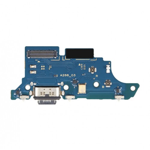Charging Port Compatible With Samsung A266 A26 5G with Flex / plata OEM