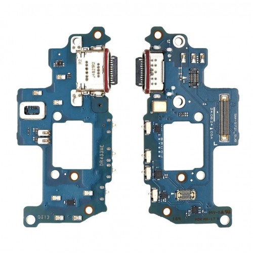Charging Port Compatible With Samsung S721 S24 FE with Flex / plata OEM