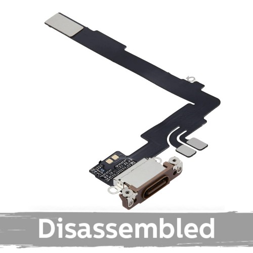 Latausliitin yhteensopiva iPhone 16 Pro Maxin kanssa / Desert Titanium / (100 % alkuperäinen / purettu)