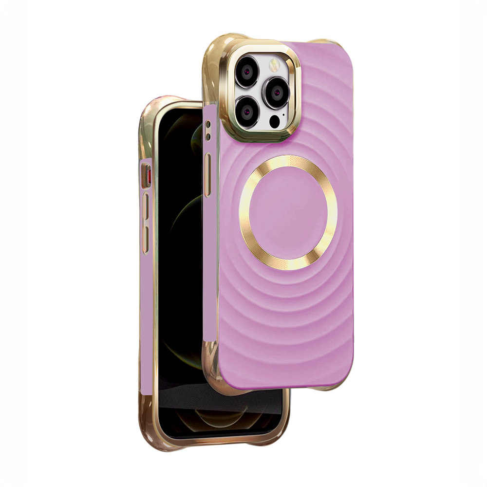 Circle Glam magneettinen puhelinkuori iPhone 13 Pro 6,1' violetti
