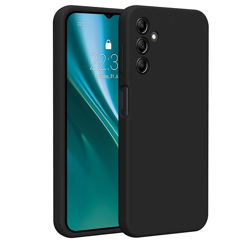 Etteri silikonikuori - Samsung Galaxy A14 musta