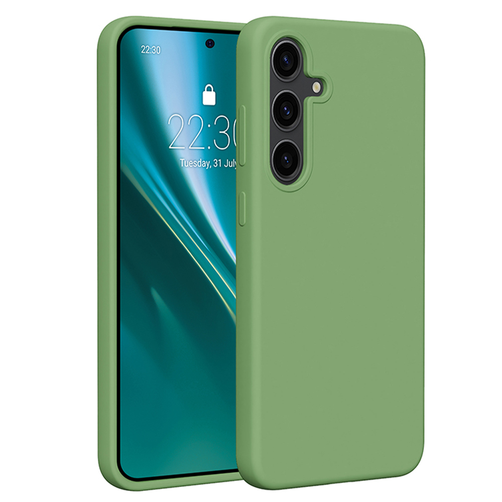 Etteri silikonikuori Samsung Galaxy S24 Plus - vaaleanvihreä