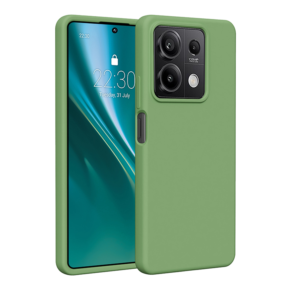 Etteri silikonikuori Xiaomi Redmi Note 13 5G - vaaleanvihreä