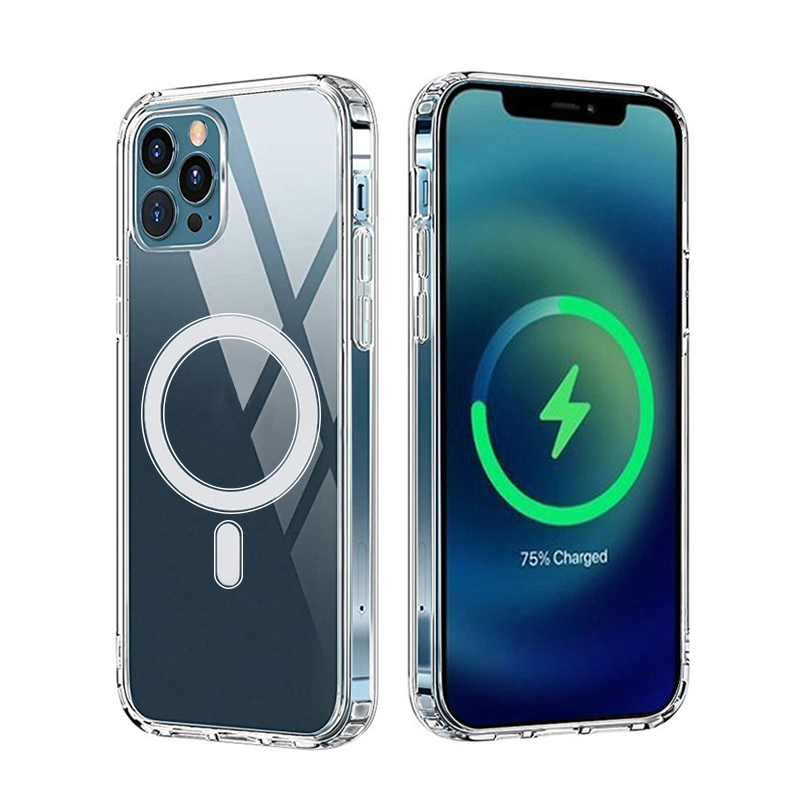 Anti Shock 1,5 mm Mag suojakuori iPhone 16 Pro Max 6,9 läpinäkyvä iso reikä