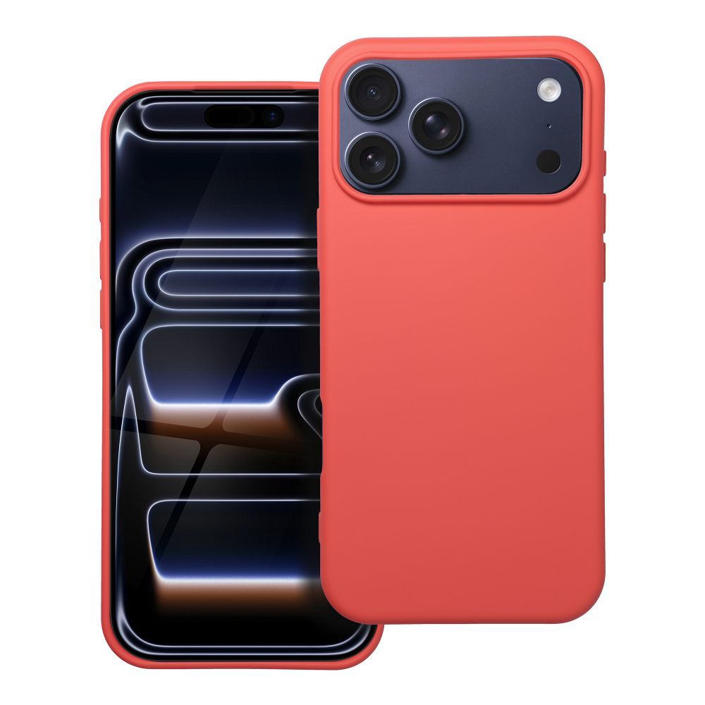 Silikoninen suojakuori iPhone 17 PRO MAX:lle persikka