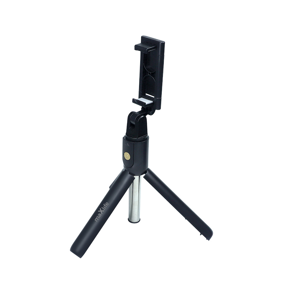 Maxlife MXST-100 Bluetooth-selfietikku ja jalusta, musta