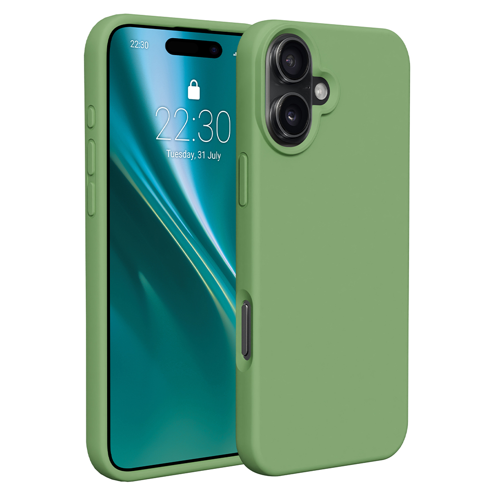 Etteri silikonikuori iPhone 16 6,1 vaaleanvihreä