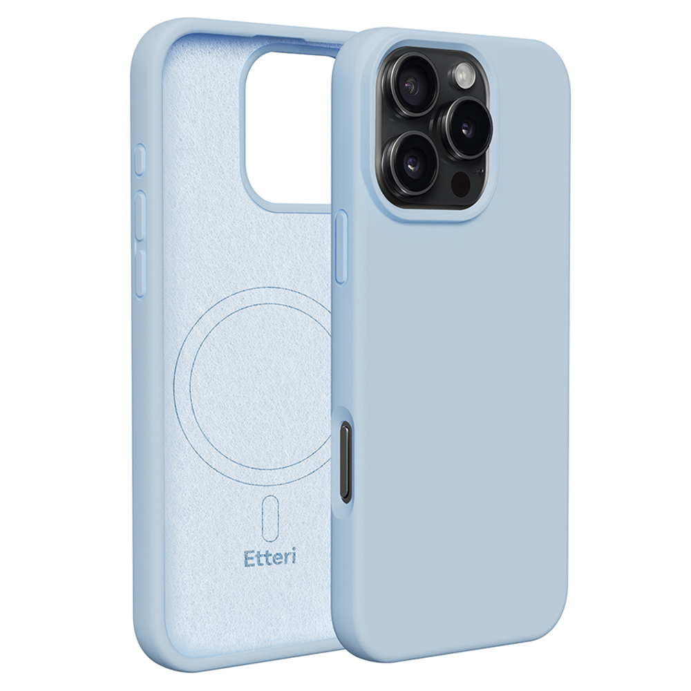 Etteri Silikoninen Mag suojakuori iPhone 16 Pro Max 6,9:lle vaaleansininen