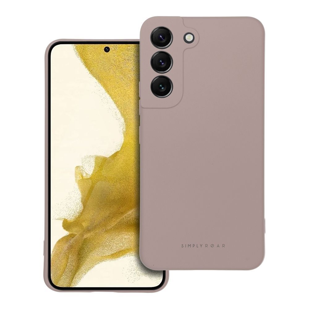 ROAR Space Suojakuori Samsung S22:lle puuteriinen vaaleanpunainen