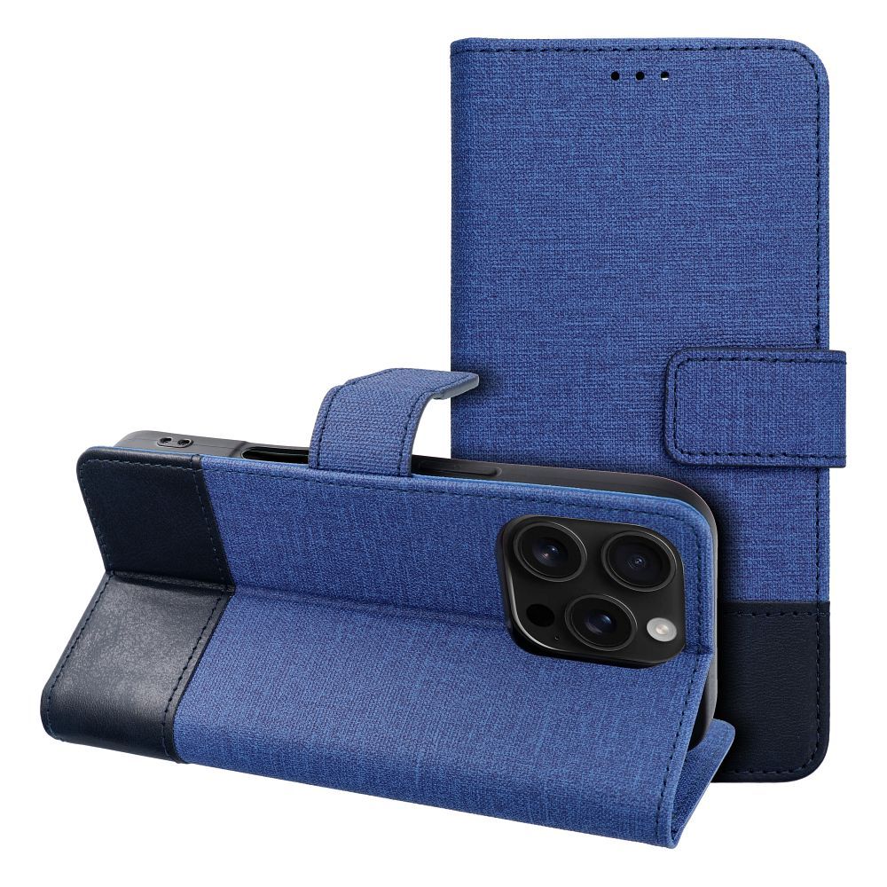 Flip-suojakuori iPhone 16 PRO:lle Gomma Book sininen