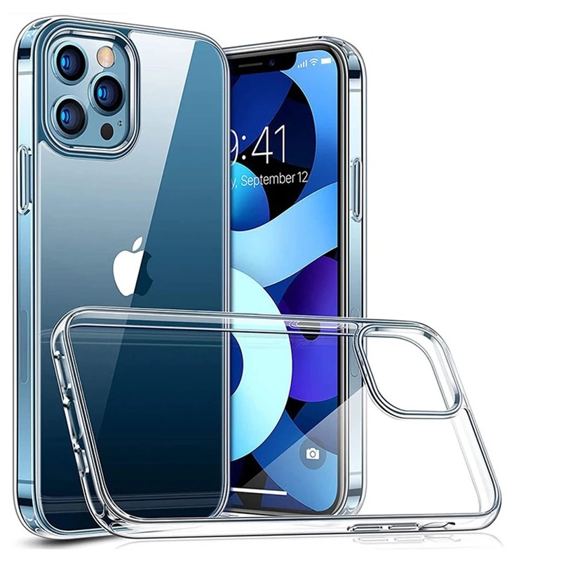 Suojakuori iPhone 13 PRO MAX:lle - kirkas 2 mm Box läpinäkyvä