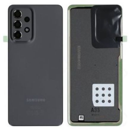Takakuori Samsung A336 A33 5G 2022:lle musta alkuperäinen (käytetty Grade C)