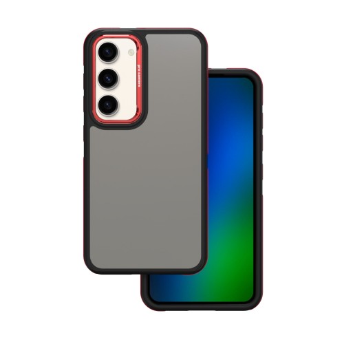 Phone Case "Crystal Black" for Samsung S911 S23 Red