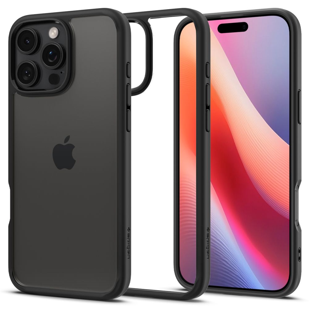 Spigen Ultra Hybrid Suojakuori iPhone 16 Pro Max 6,9 - matta musta