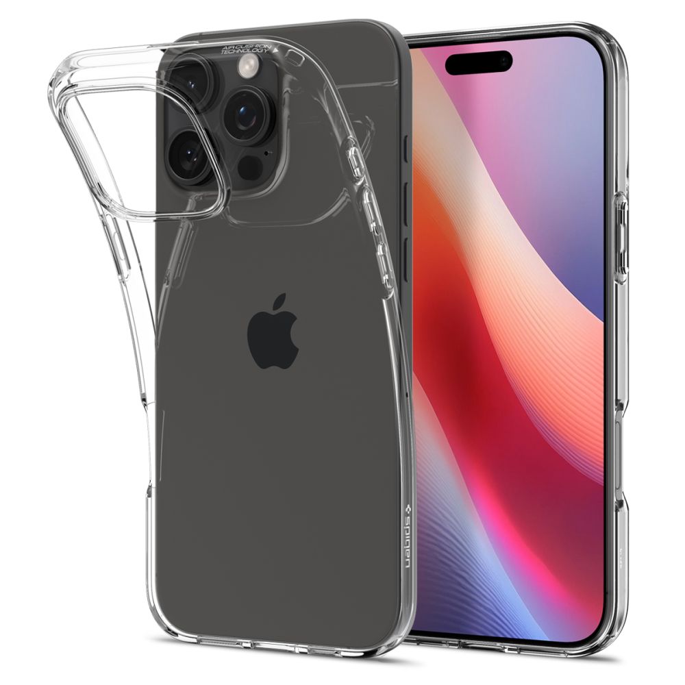 Spigen Liquid Crystal Suojakuori iPhone 16 Pro 6,3 kristallinkirkas