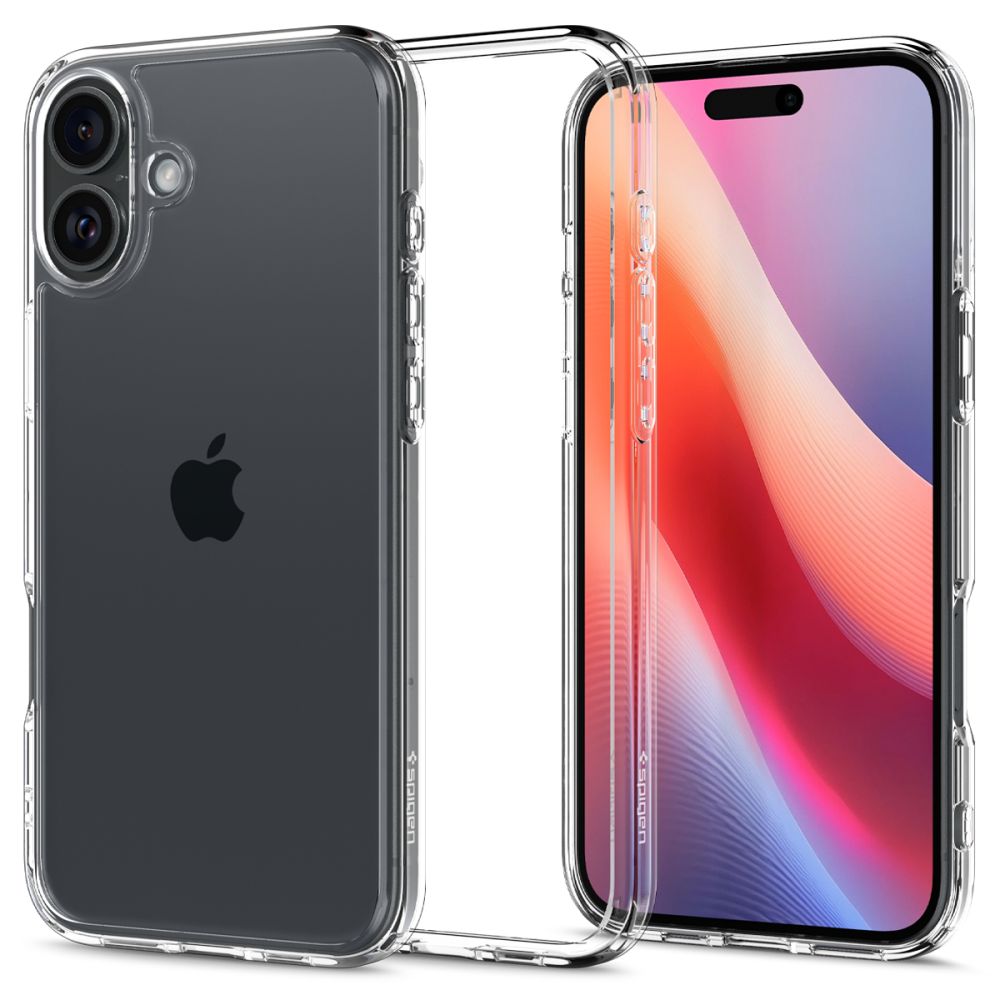 Suojakuori SPIGEN Ultra Hybrid ACS08069 iPhone 16 Pluslle - Crystal Clear