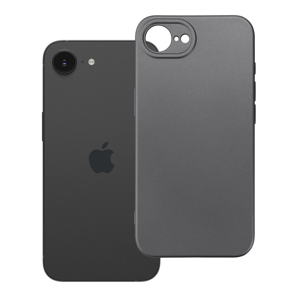 Metallinen Suojakuori iPhone 16e (SE 4 2025) / 17e harmaa