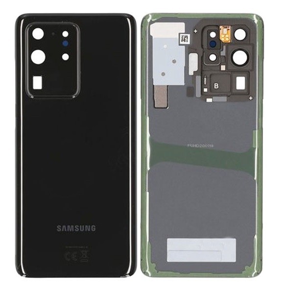 Takakuori Samsung G988 S20 Ultralle Cosmic Black alkuperäinen (käytetty Grade B)