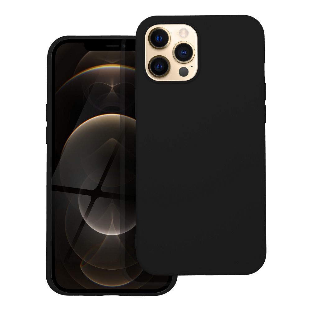 Silikoninen Suojakuori iPhone 12 PRO MAX:lle musta