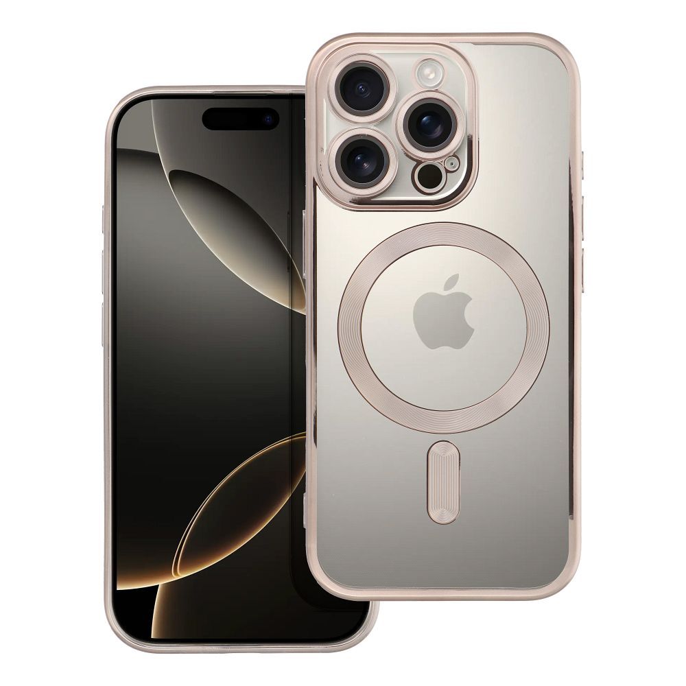 Suojakuori iPhone 16 PRO:lle Electro Mag Cover yhteensopiva MagSafe-version kanssa titaaniharmaa