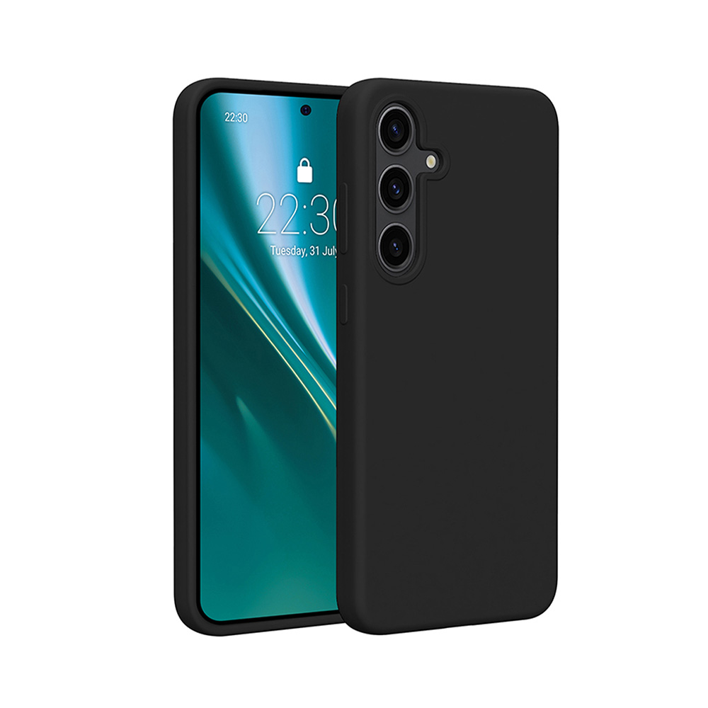 Etteri Silikoninen Suojakuori Samsung Galaxy S25:lle musta
