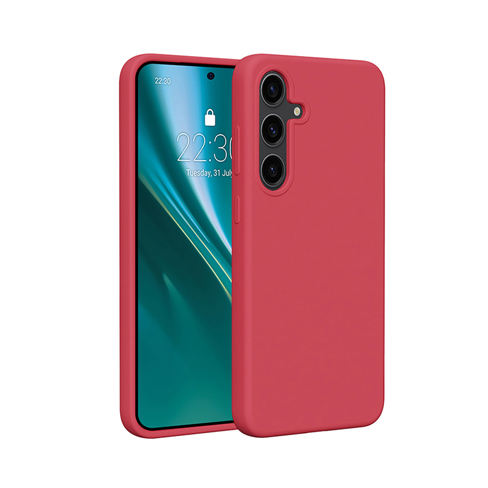 Etteri Silicone Mag case for Samsung Galaxy S25 Edge raspberry