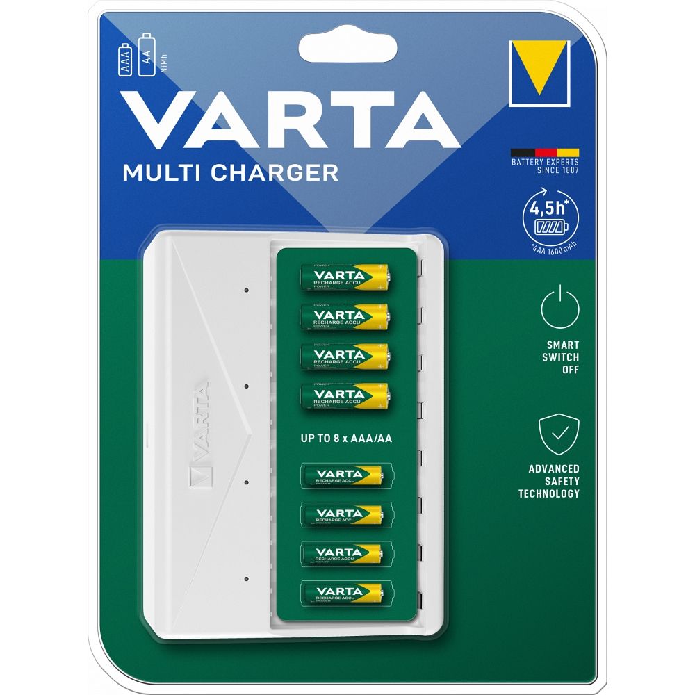 VARTA MULTI CHARGER 57659 (ilman paristoja)