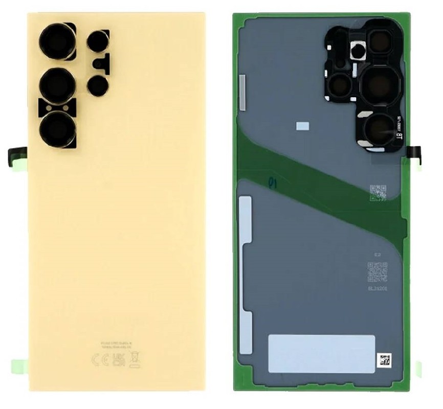 Takakuori Samsung S928 S24 Ultra:lle Titanium Yellow alkuperäinen (service pack)