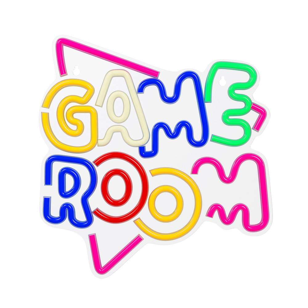 Neon PLEXI LED GAME ROOM moniväri NNE20 Neolia