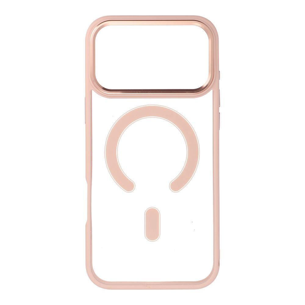 Suojakuori iPhone 17 PRO MAX:lle Color Edge Mag Cover yhteensopiva MagSafe vaaleanpunainen