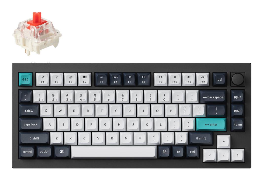 NÄPPÄIMISTÖ LANGATON Q1 MAX RGB/CARBON BLACK Q1M-M1 KEYCHRON
