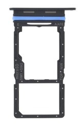 SIM-kortin pidike Samsung A165 A16 4G musta alkuperäinen (service pack)