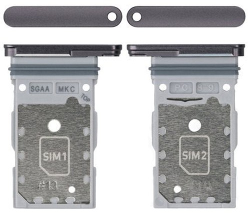 SIM-kortin pidike Samsung S711 S23 FE Graphite alkuperäinen (service pack)