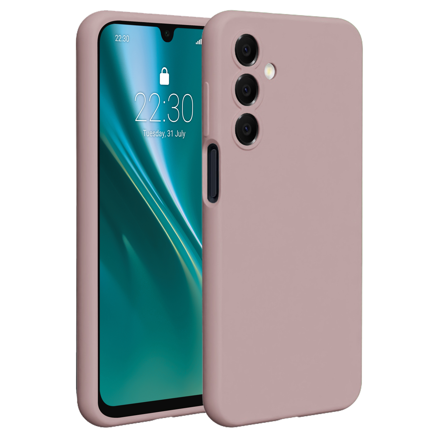 Etteri Silikoninen Suojakuori Samsung Galaxy A17 5G:lle vaaleanpunainen