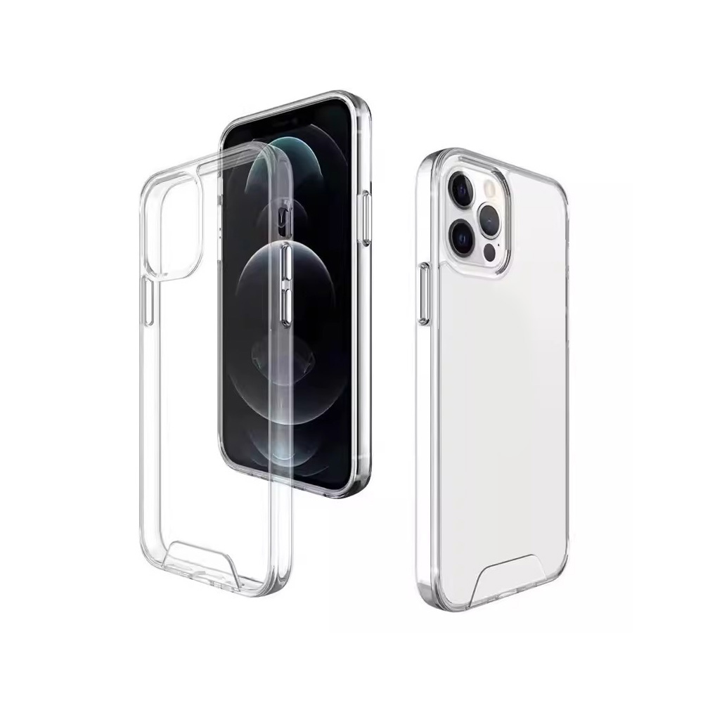 Hybrid Crystal suojakuori iPhone 16 Pro Max 6,9 läpinäkyvä iso reikä