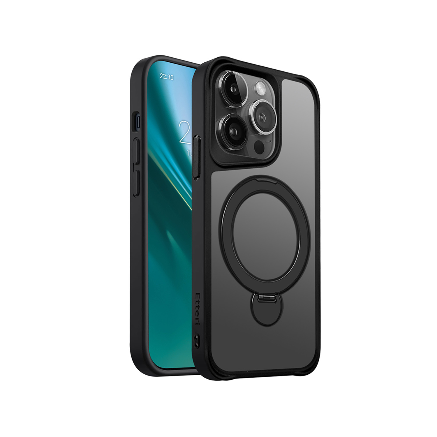 Etteri matta magneettirengaskuori iPhone 14 Pro 6,1' musta