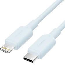 Kaapeli USB-C–Lightning 2m sininen LAKSH VENTION