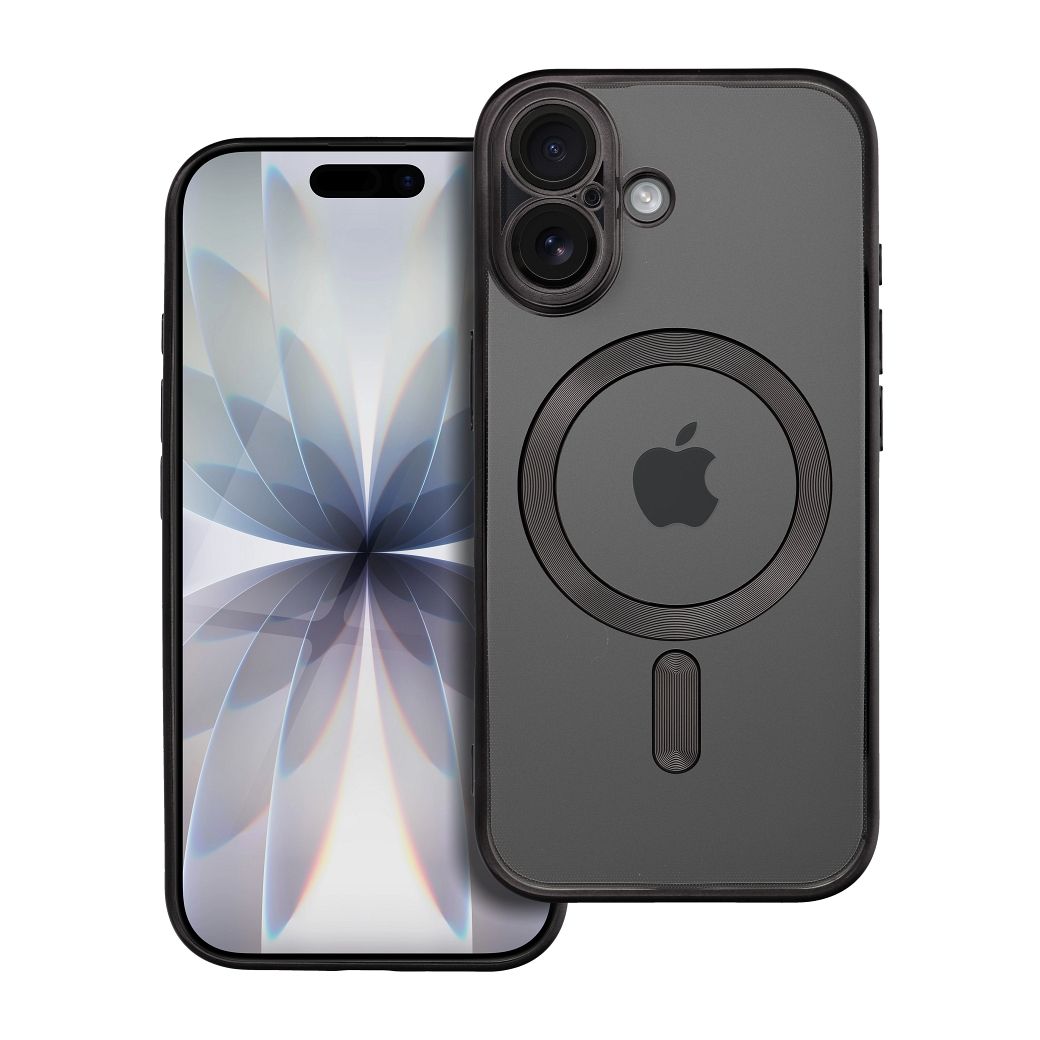 Suojakuori iPhone 17 Electro Mag Cover MagSafe-yhteensopiva musta
