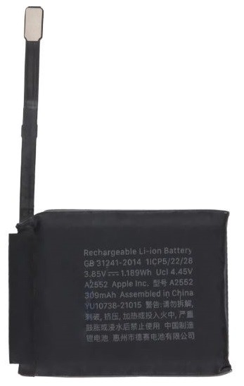 Akku ORG Watch Series 7 45mm:lle 309mAh A2552
