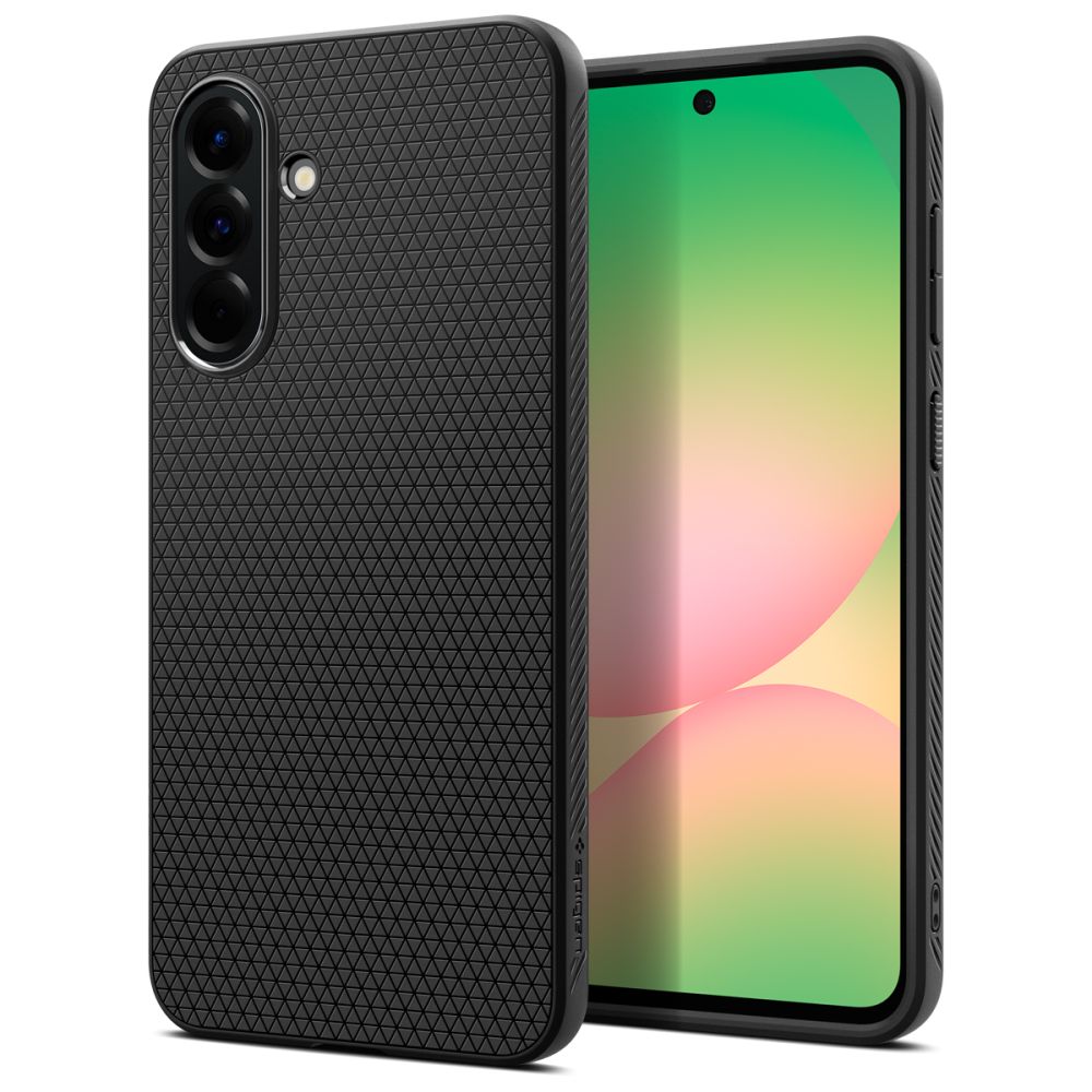 Spigen Liquid Air Suojakuori Samsung Galaxy A56 5G:lle - matta musta