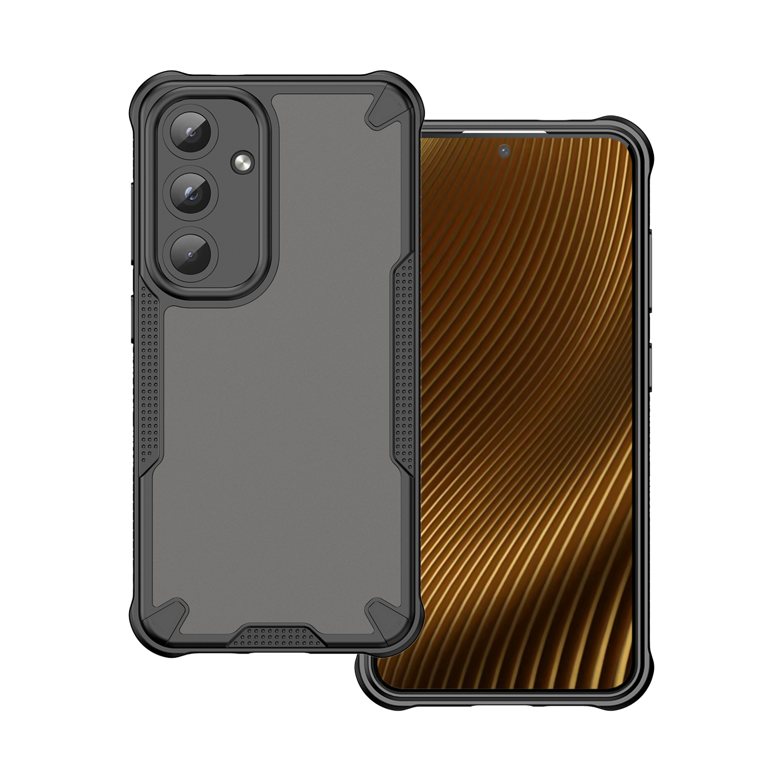 Defender Matt case for Samsung Galaxy S24 FE black