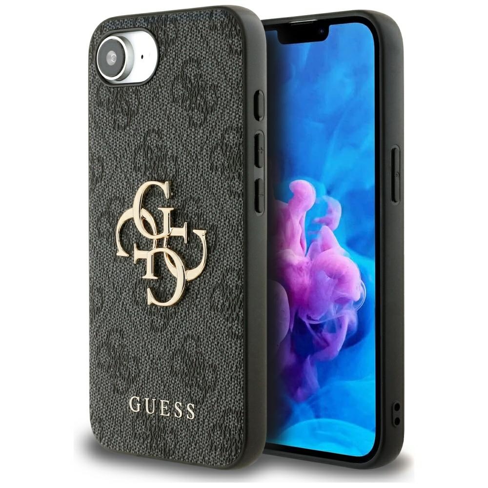 Guess 4G Big Logo suojakuori iPhone 16e - musta