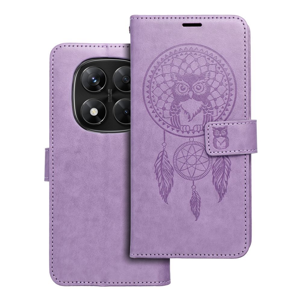 Flip case for Xiaomi Redmi NOTE 14 PRO 5G / 14 PRO PLUS 5G Mezzo Book dreamcatcher violet