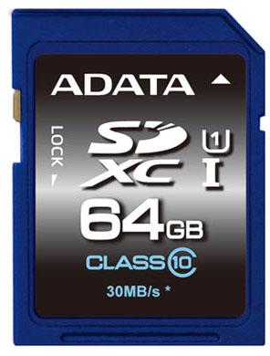 Muistikortti SDXC 64GB Class 10 ASDX64GUICL10-R ADATA