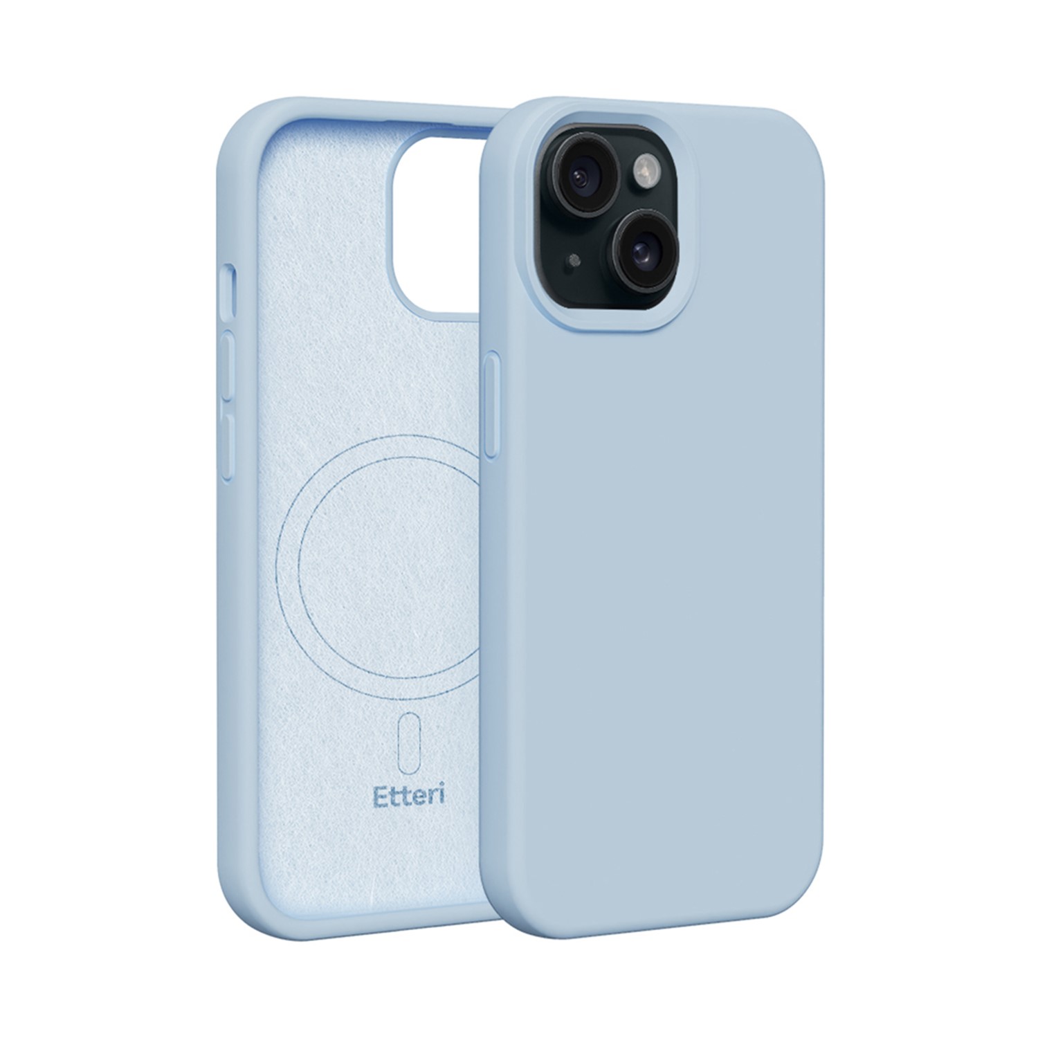Etteri Silikoninen Mag suojakuori iPhone 14 6,1:lle vaaleansininen