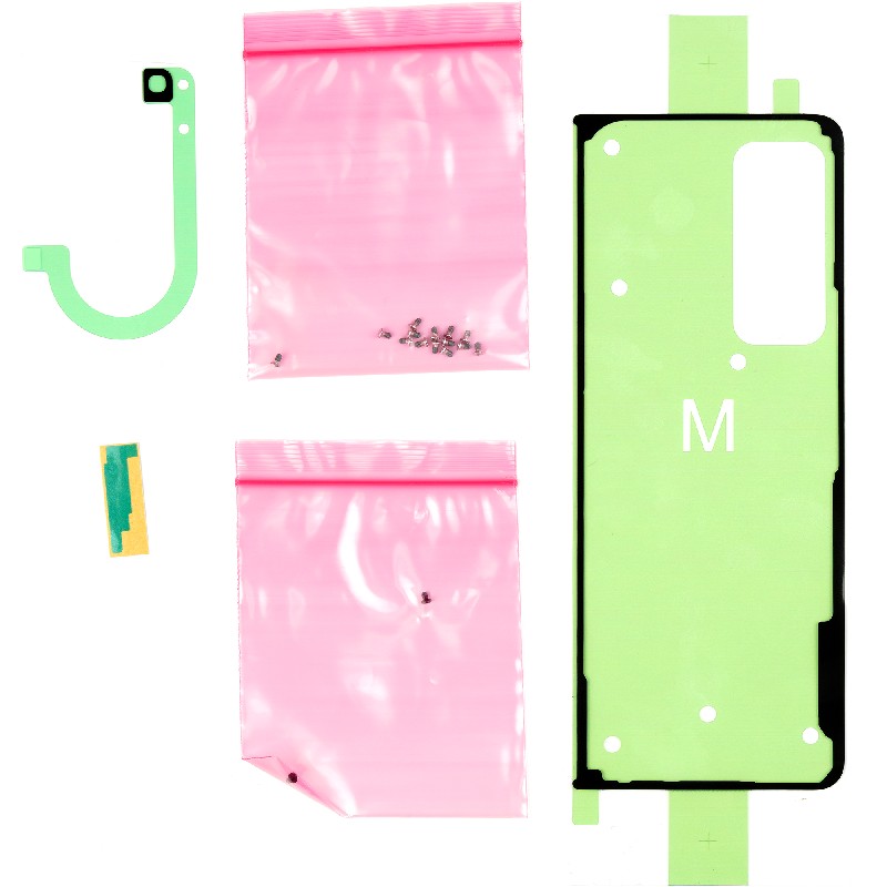 Tarrasetti takakannelle Samsung F936 Z Fold4 5G alkuperäinen (huoltopakkaus)