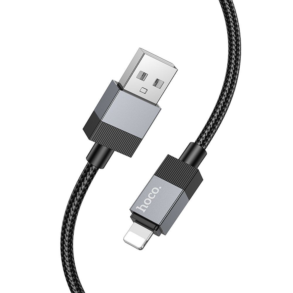 Hoco USB-A - Lightning -kaapeli 2,4A 1 m X110 - musta