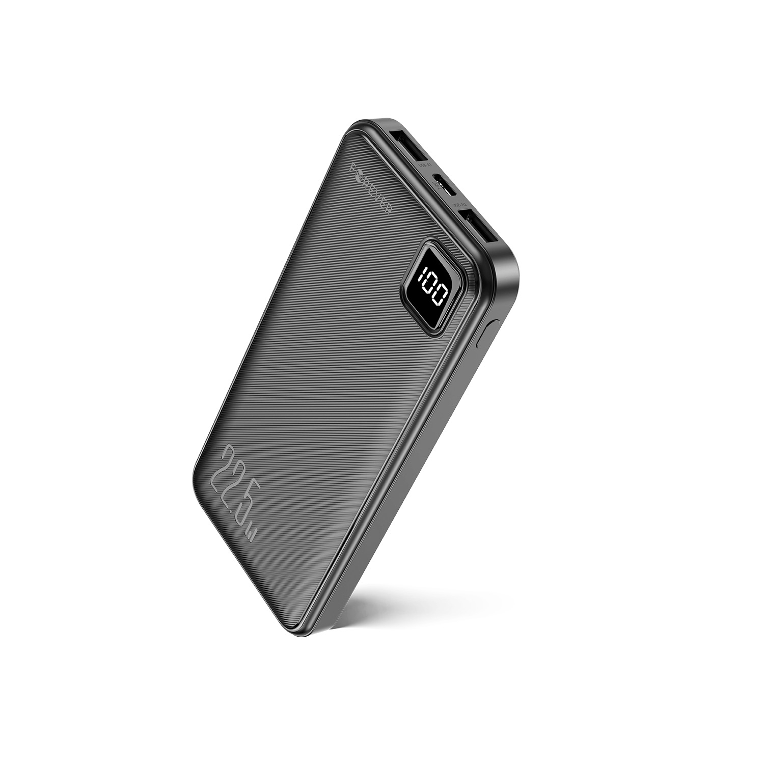 Forever varavirtalähde TB-300M PD QC 22,5W 10000 mAh, musta